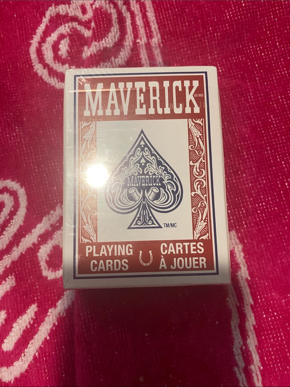 Maverick Red Playing Cards - Standard Deck
